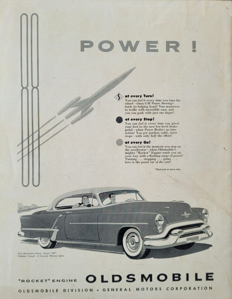 1953 NASCAR Martinsville Fall Program Back Cover