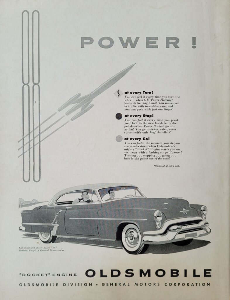 1953 NASCAR Martinsville Grand National Spring Program Back Cover
