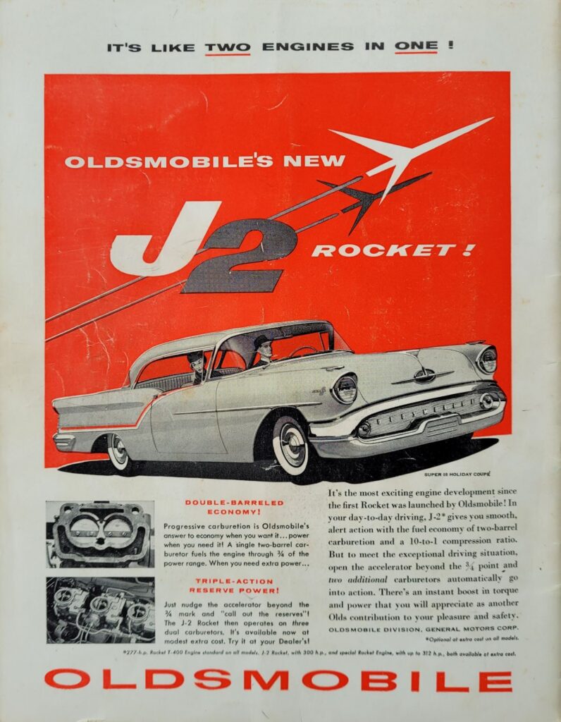 1957 NASCAR Martinsville Sweepstakes 500 Program Back Cover