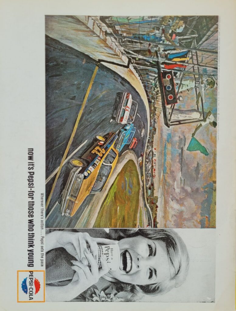 1964 NASCAR North Wilkesboro Wilkes 250 Program Back Cover