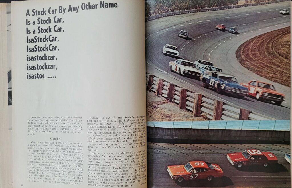 1969 NASCAR Texas World Texas 500 Program - Stock Car