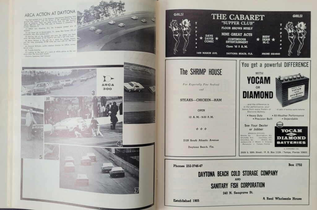 1970 NASCAR Daytona 500 Program - ARCA Photos