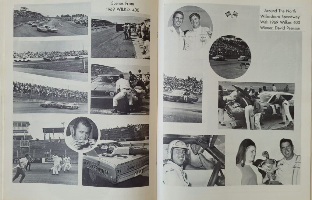 1970 NASCAR North Wilkesboro Wilkes 400 Program - 1969 Wilkes 400