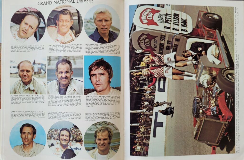 1972 NASCAR North Wilkesboro Wilkes 400 Program - G.N. Drivers