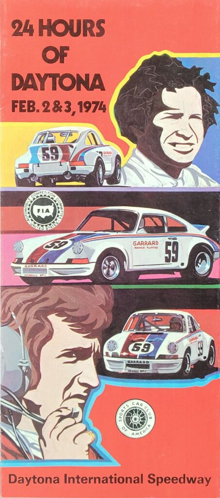 1974 NASCAR Daytona 500 Ticketing Brochure Back