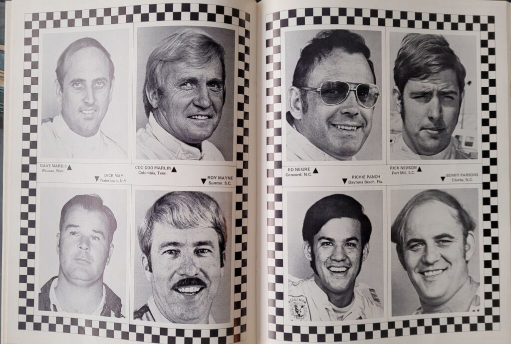 1975 NASCAR Martinsville Virginia 500 Program - Drivers