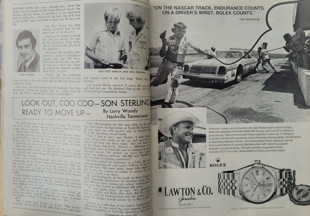 1978 NASCAR Daytona 500 Program - Pages 38-39