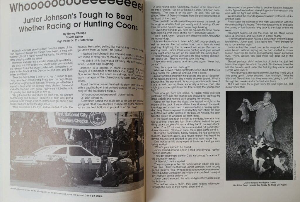 1979 NASCAR Texas World Texas 400 Program - Junior Johnson