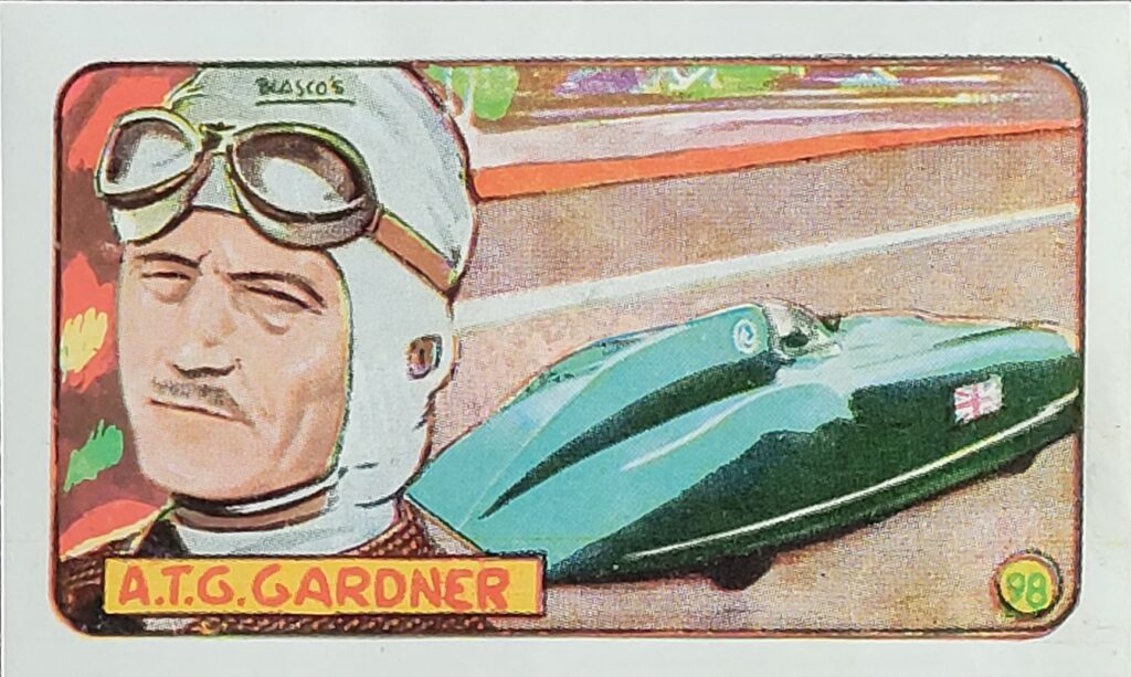 1952 Cliper Heroes Mundiales A.T.G. Gardner Card #98