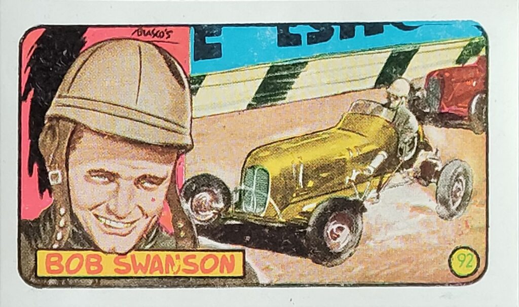 1952 Cliper Heroes Mundiales Bob Swanson Card #92