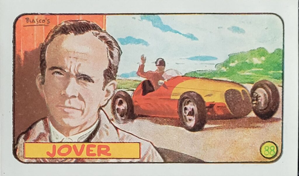 1952 Cliper Heroes Mundiales Juan Jover Sanes Card #88