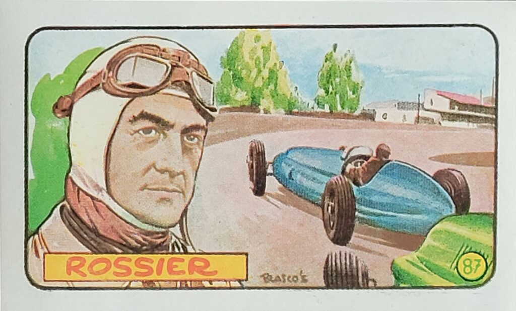 1952 Cliper Heroes Mundiales Louis Rossier Card #87