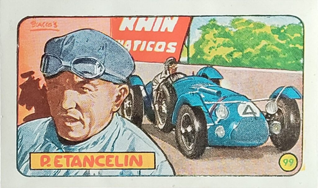 1952 Cliper Heroes Mundiales Philippe Etancelin Card #99