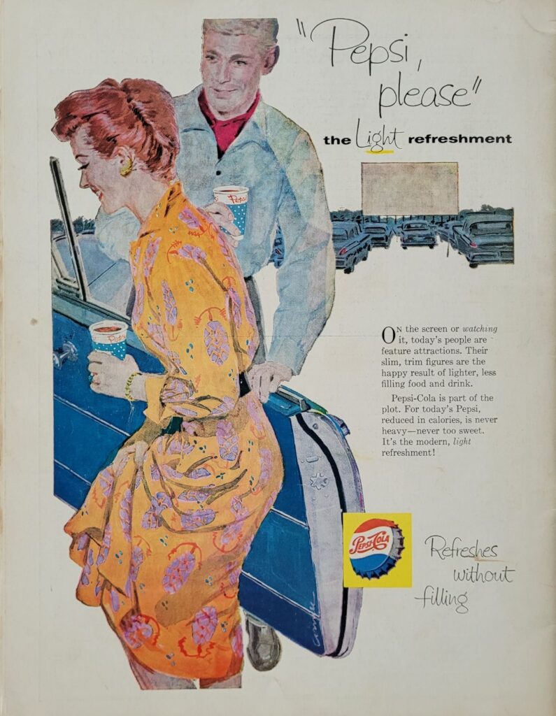 1960 NASCAR Hanford California 250 Program Back Cover