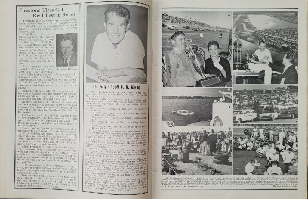 1960 NASCAR Hanford California 250 Program - News Articles