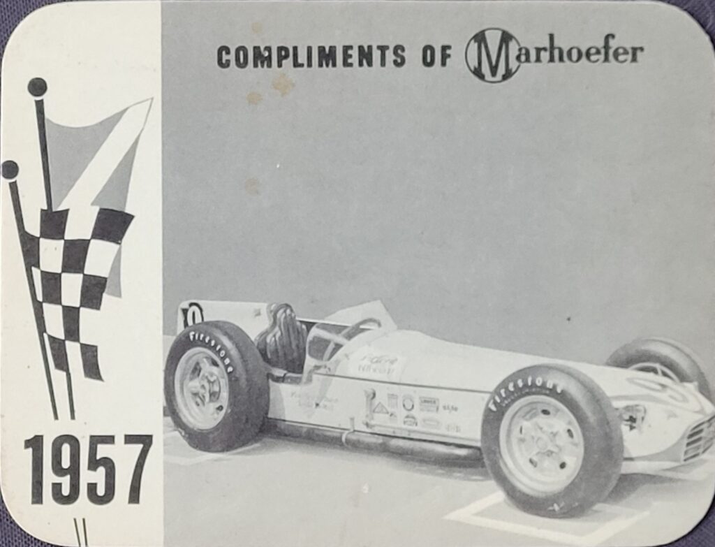 1963 Marhoefer Meats Review of Famous Racing Cars - 1957 Belond Exhaust Special - Front
