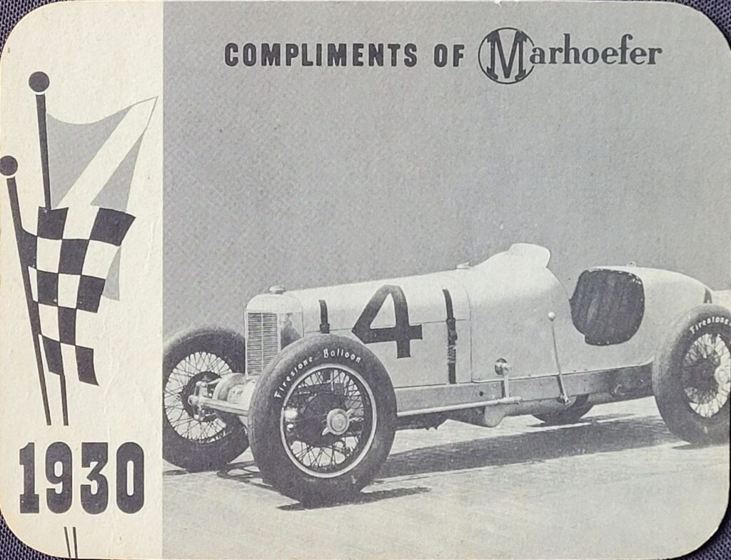1964 Marhoefer Meats Review of Famous Cars Miller-Hartz of Billy Arnold - Front