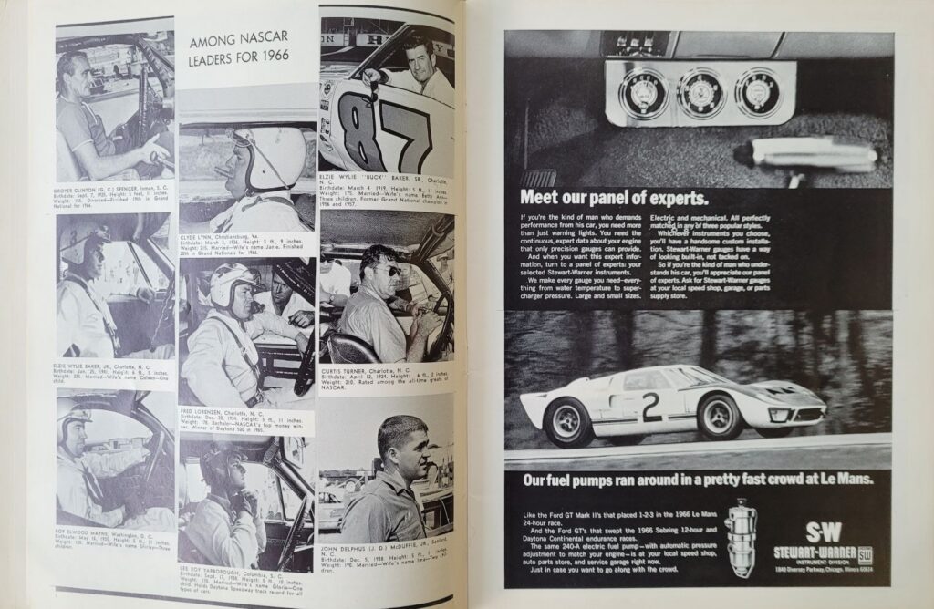 1967 NASCAR Trenton Northern 300 Program - NASCAR Drivers