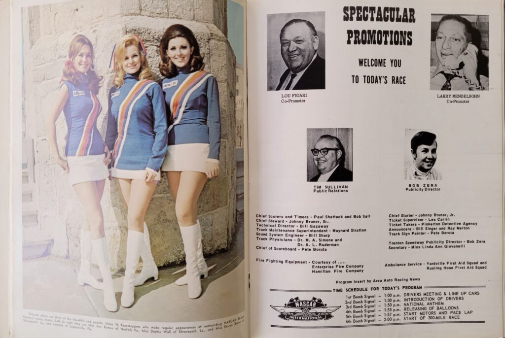 1970 NASCAR Trenton Schaefer 300 Program - Race Stoppers