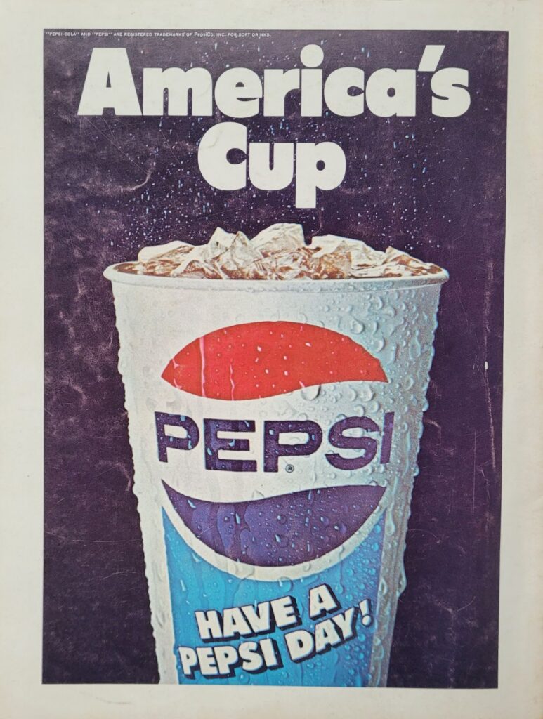 1978 NASCAR AIMS Winston 500 Program Back Cover