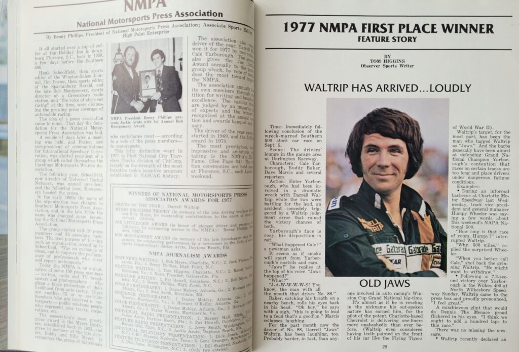 1978 NASCAR Charlotte World 600 Program - Pages 28-29