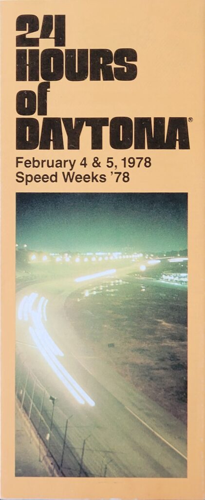 1978 NASCAR Daytona 500 Ticketing Brochure - Back 