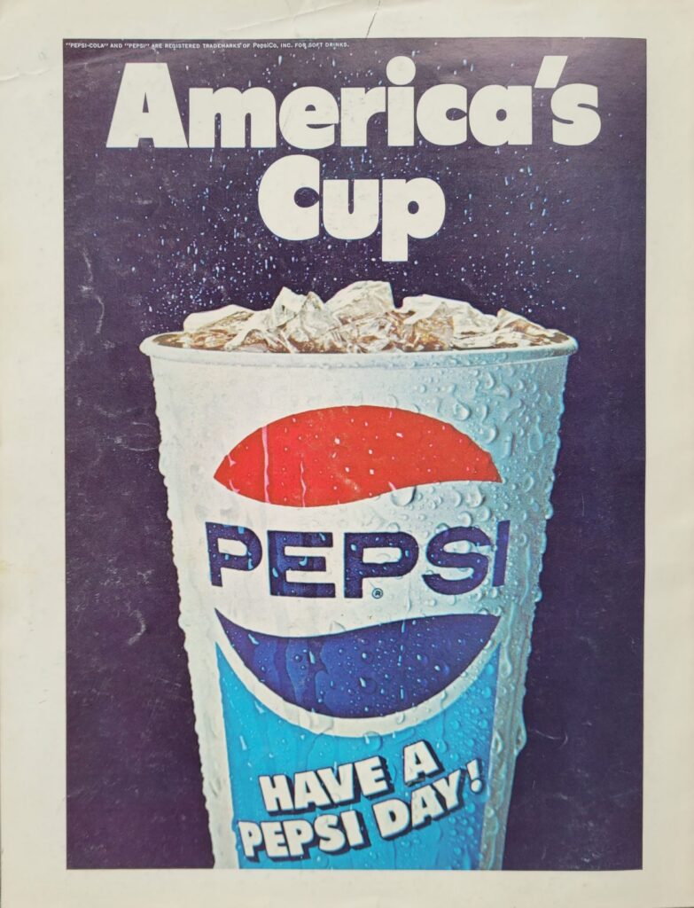 1978 NASCAR Daytona Firecracker 400 Program Back Cover