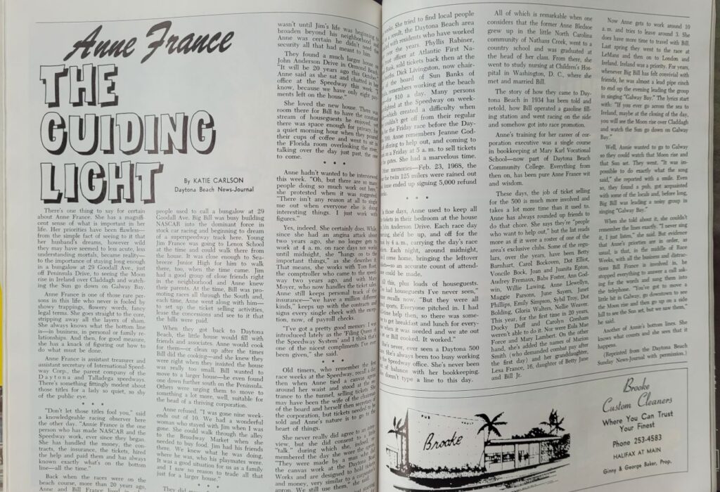 1978 NASCAR Daytona Firecracker 400 Program - Pages 114-115