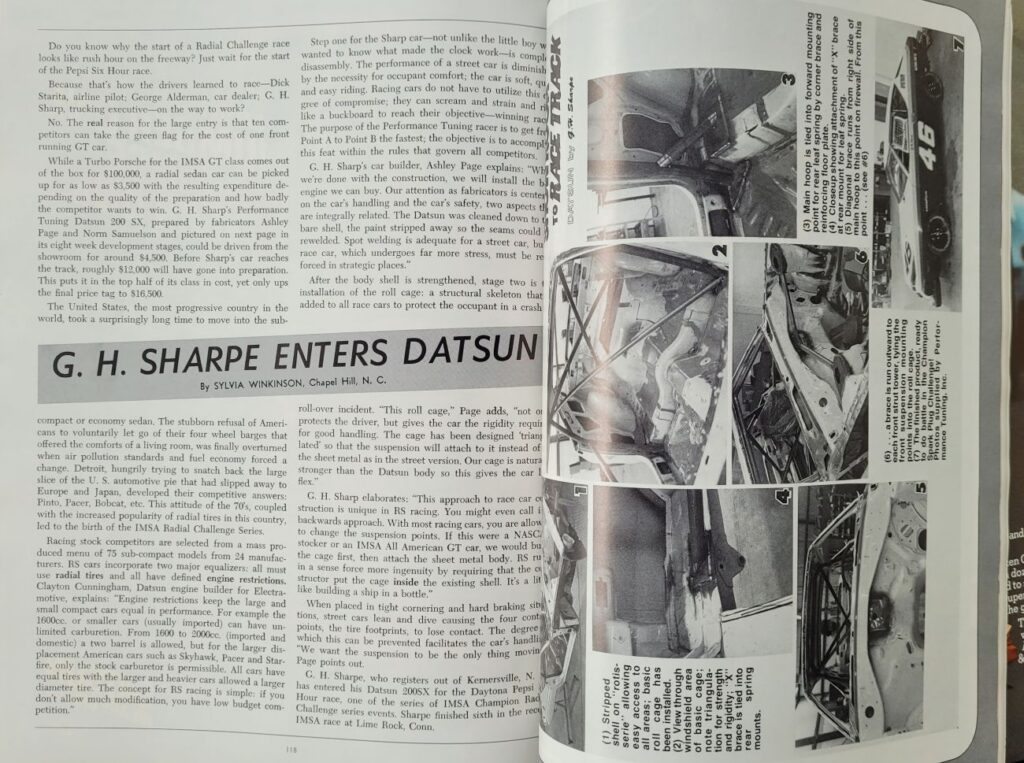 1978 NASCAR Daytona Firecracker 400 Program - Pages 118-119