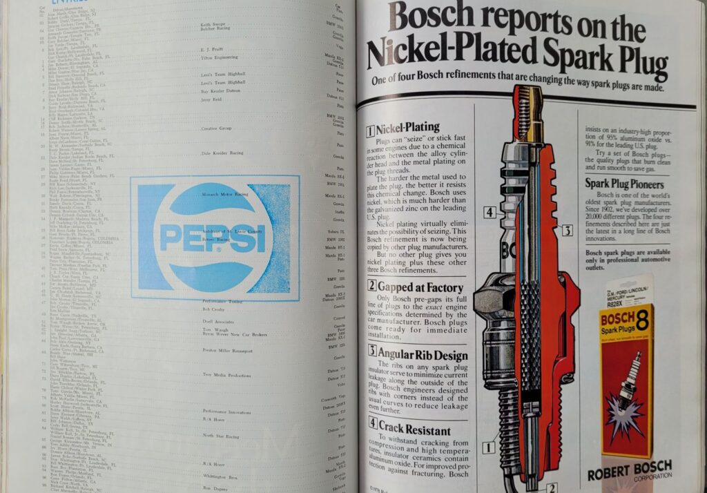 1978 NASCAR Daytona Firecracker 400 Program - Pages 90-91
