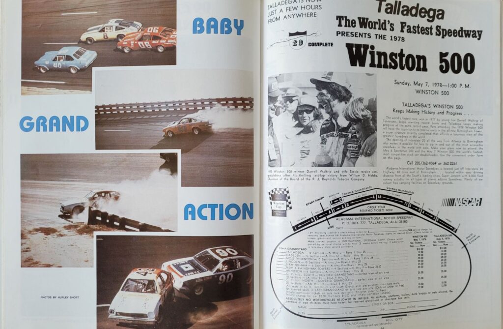 1978 NASCAR NCMS Rockingham Carolina 500 Program - Pages 80-81