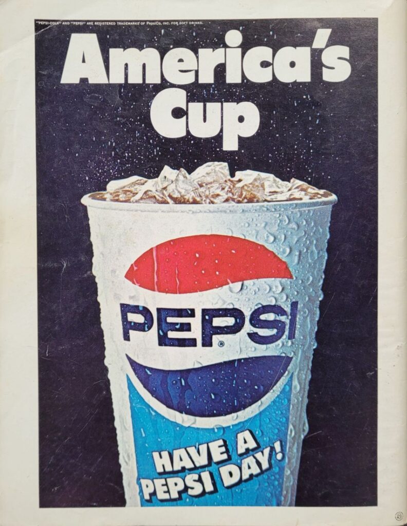 1978 NASCAR Riverside NAPA 400 Program Back Cover