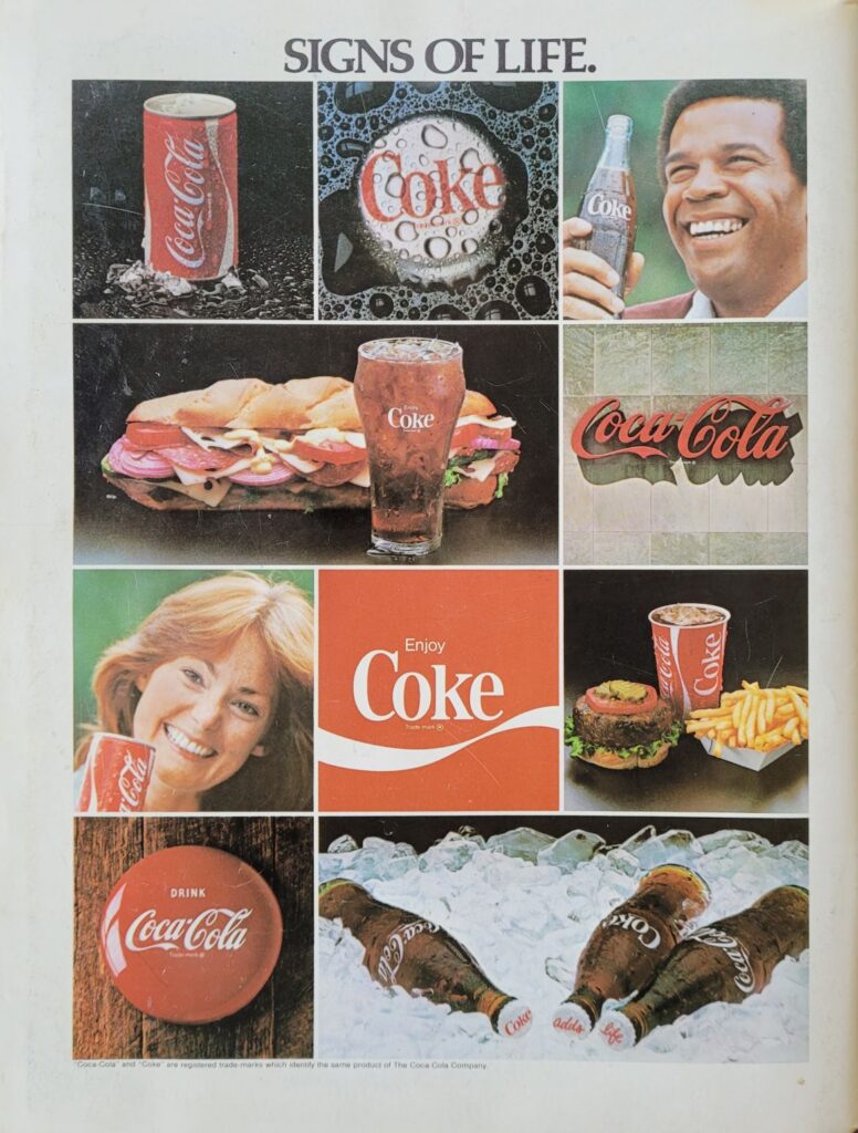 1979 NASCAR Atlanta 500 Program Back Cover