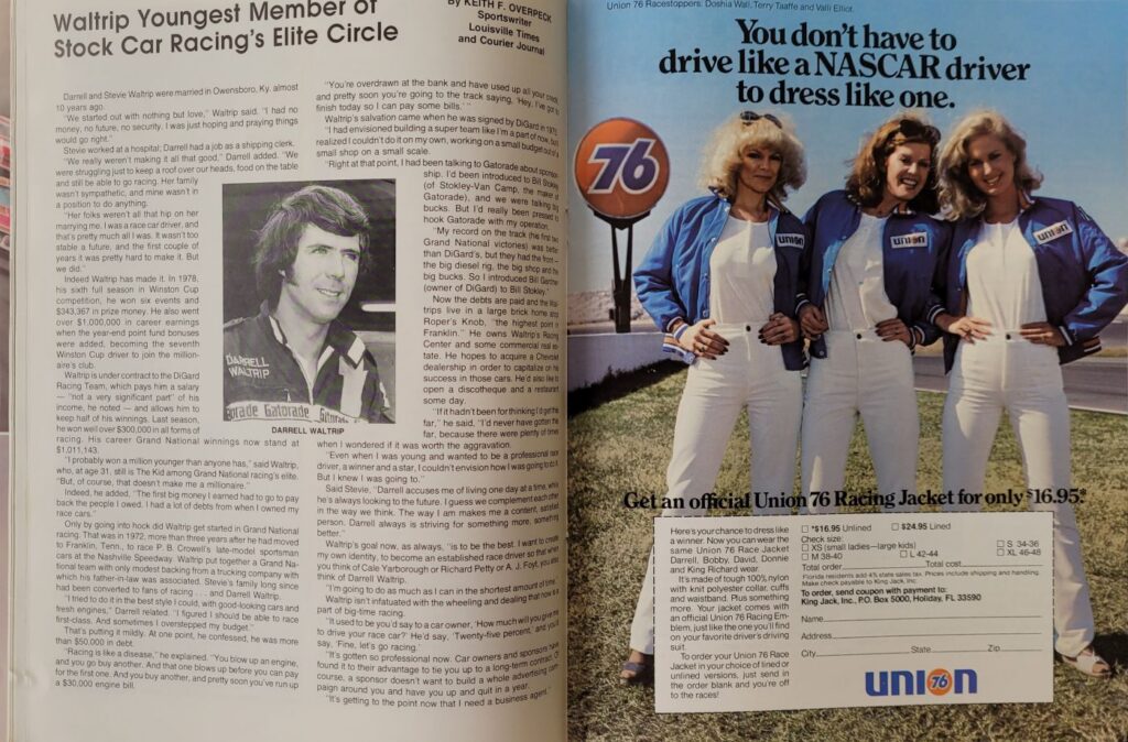 1979 NASCAR Nashville Sun-Drop Music City 420 Program - Darrell Waltrip