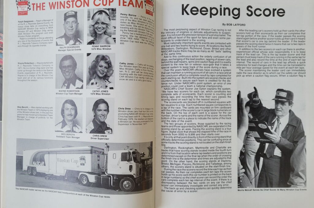 1979 NASCAR Richmond 400 Program - Morris Metcalf