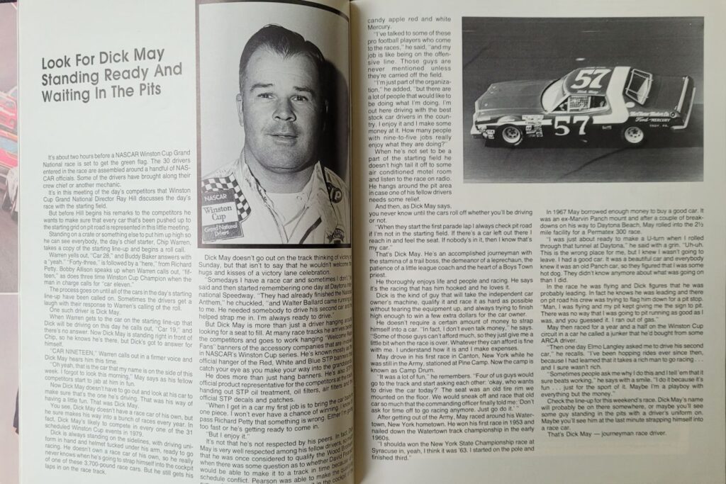 1979 NASCAR Richmond Capital City 400 Program - Dick May