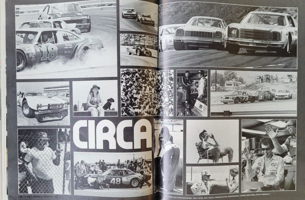 1979 NASCAR Riverside Winston Western 500 Program - Pages 30-31
