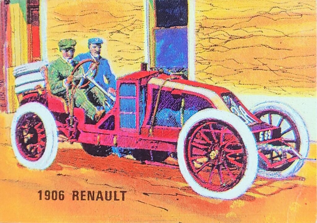 1967-68 Weet-Bix (AU) Grand Prix 1906 Renault Card #1 