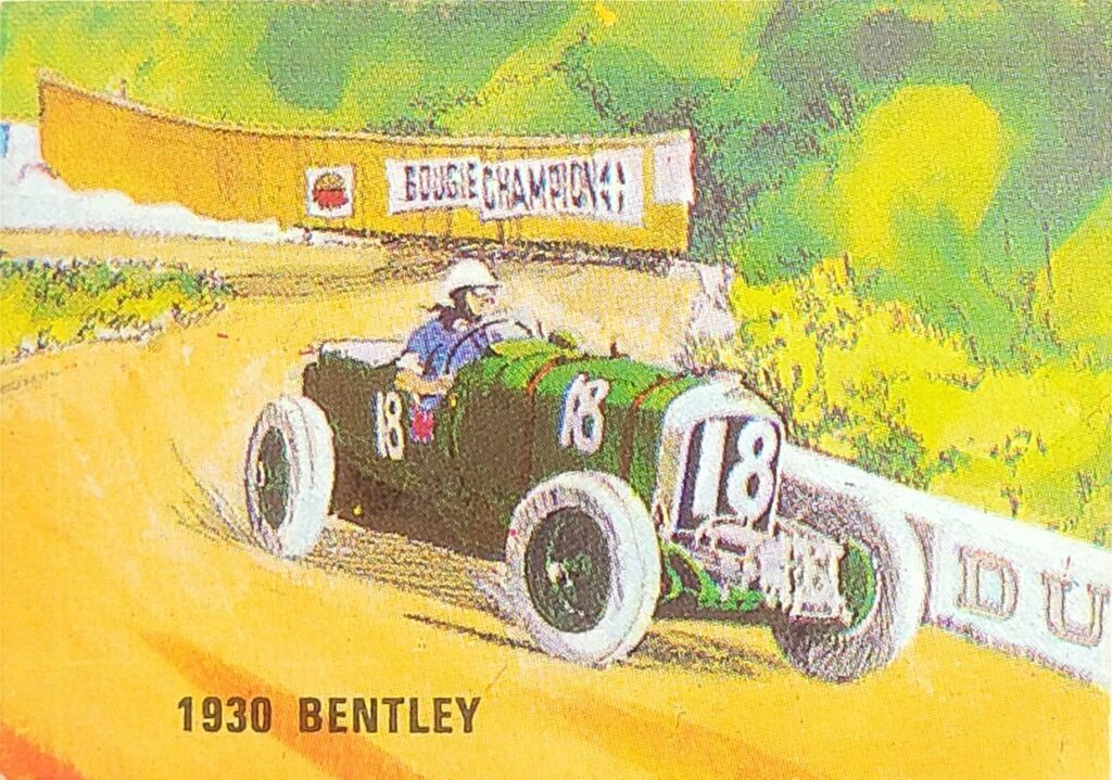 1967-68 Weet-Bix (AU) Grand Prix 1930 Bentley Card #9 - Front