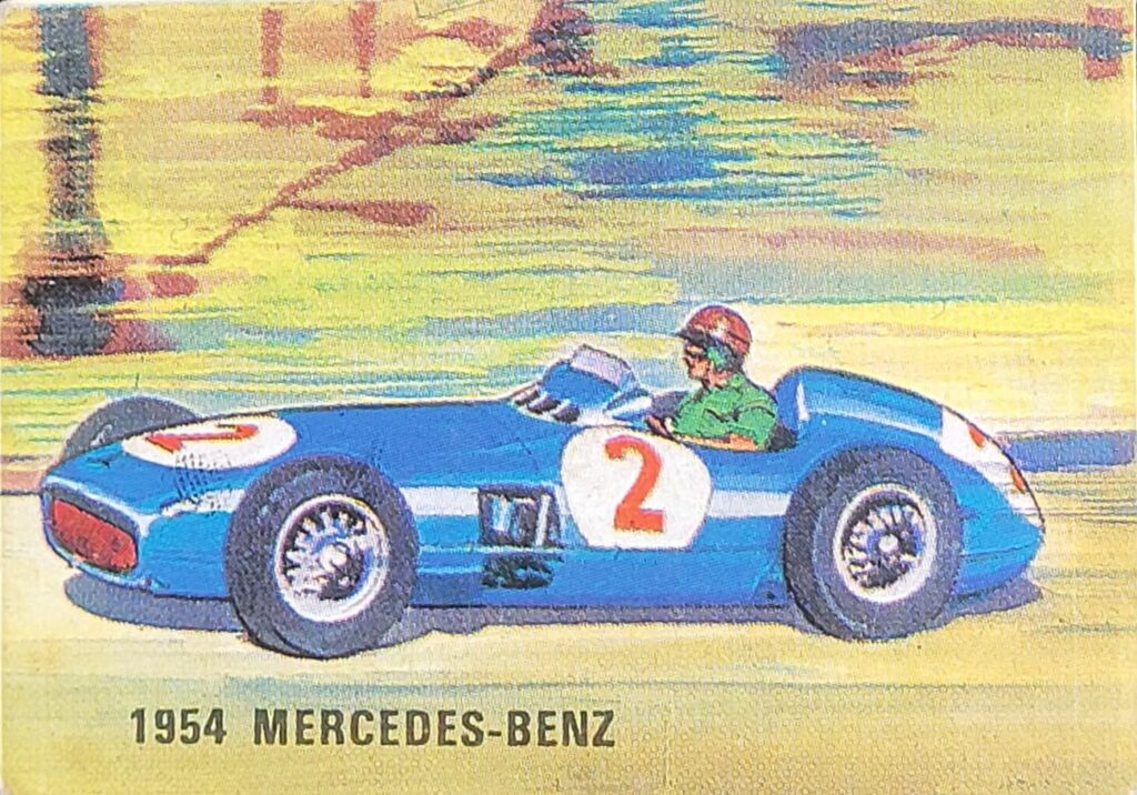 1967-68 Weet-Bix (AU) Grand Prix 1954 Mercedes-Benz Card #17 - Front