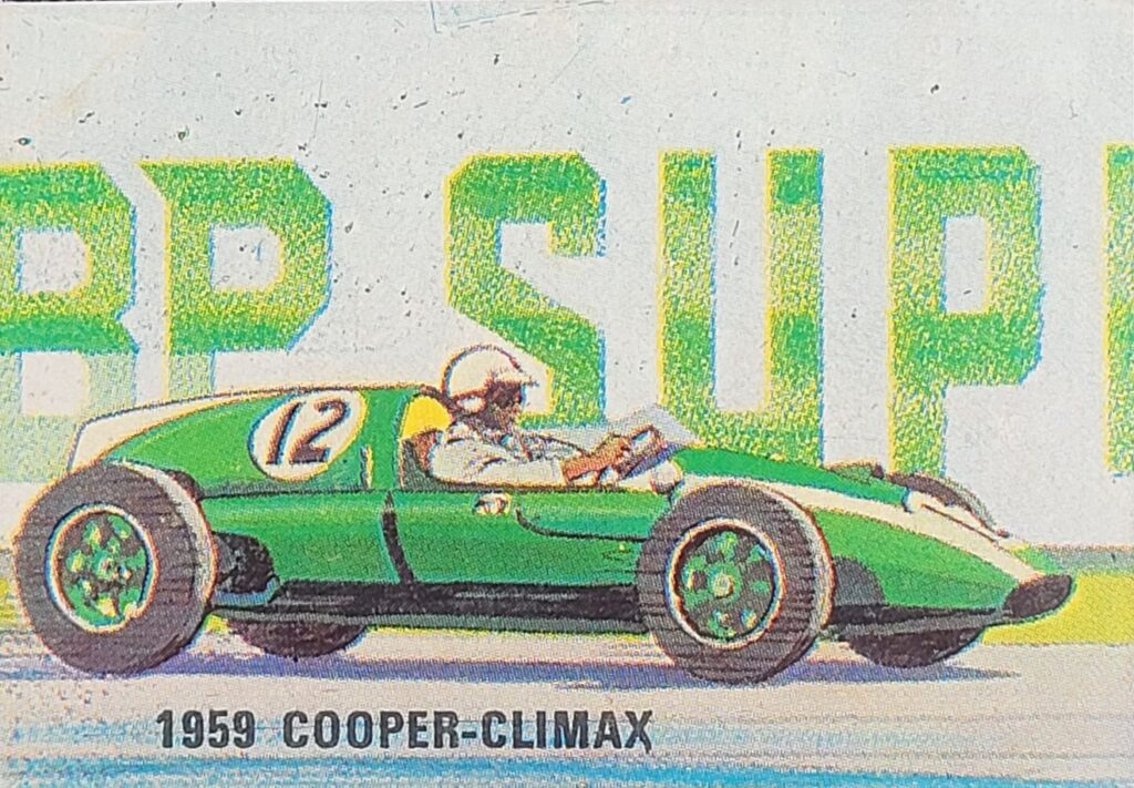 1967-68 Weet-Bix (AU) Grand Prix 1959 Cooper-Climax Card #19 - Front
