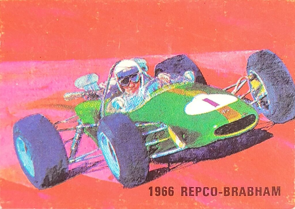 1967-68 Weet-Bix (AU) Grand Prix 1966 Repco-Brabham Card #20 - Front