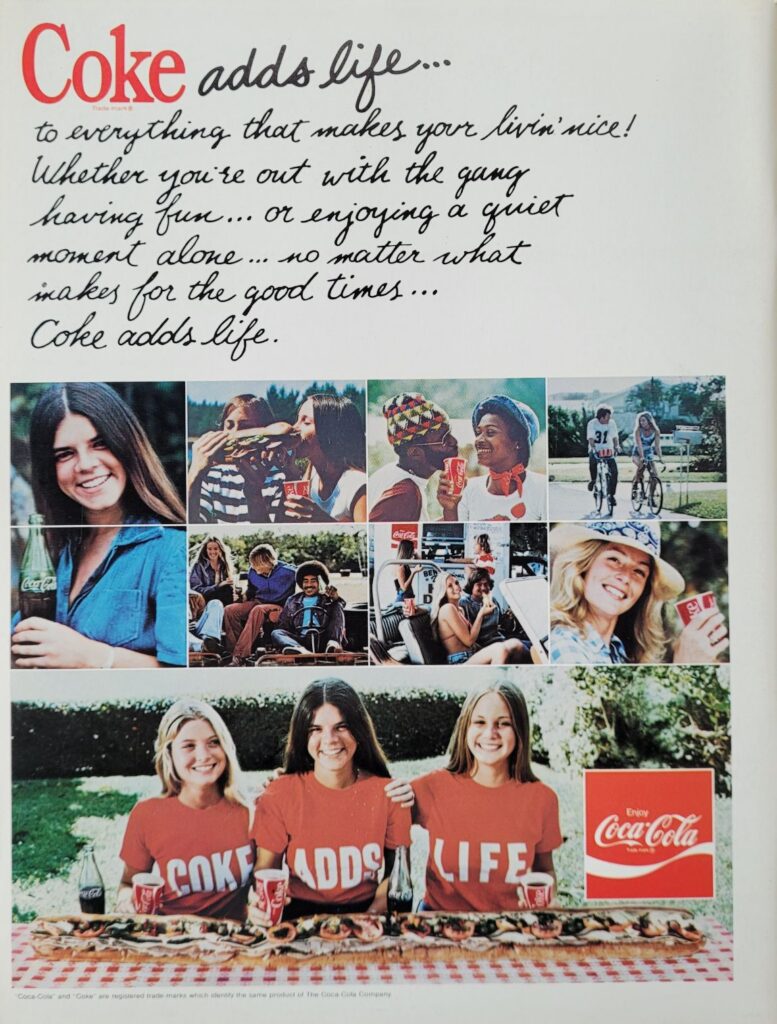 1977 NASCAR Atlanta 500 Program Back Cover